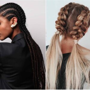 Peinado con trenzas de moda 2026